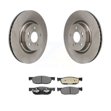 Front Disc Brake Rotors And Ceramic Pads Kit For 2022-2023 Acura MDX 3.5L K8T-104731