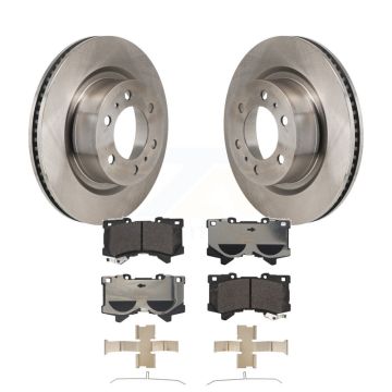 Front Disc Brake Rotors And Ceramic Pads Kit For Toyota Tundra Sequoia Lexus LX600 K8T-104732