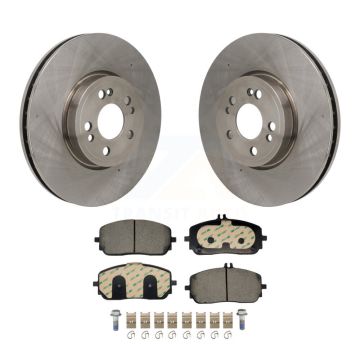 Front Disc Brake Rotors And Ceramic Pads Kit For Mercedes-Benz GLE350 K8T-104738