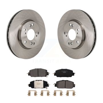 Front Disc Brake Rotors And Ceramic Pads Kit For 2017-2021 Honda Clarity K8T-104743