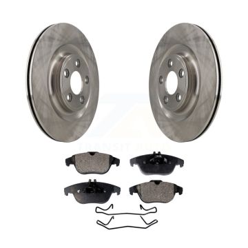 Rear Disc Brake Rotors And Ceramic Pads Kit For 2017 Mercedes-Benz E400 K8T-104749
