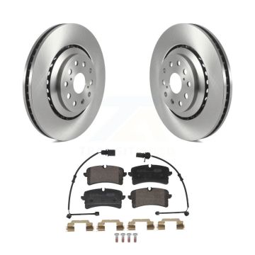 Rear Disc Brake Rotor And Ceramic Pad Kit For Audi S6 S7 S8 With Composite Brakes K8T-104750