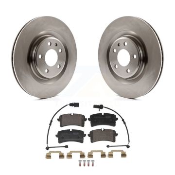 Rear Brake Rotors Ceramic Pad Kit For 16-17 Audi A7 Quattro With Composite Brakes K8T-104751