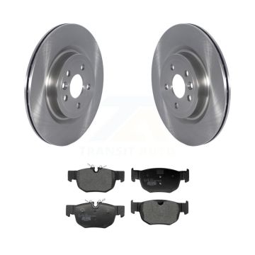 Rear Brake Rotors Ceramic Pad Kit For 17-18 Jaguar F-Pace With 380mm Diameter Front Rotor K8T-104759