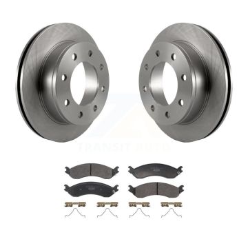 Rear Brake Rotor And Ceramic Pad Kit For 2021-2023 GMC Chevrolet Savana 2500 Express 3500 K8T-104763