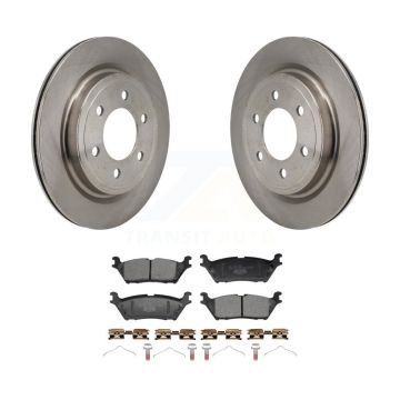 Rear Disc Brake Rotor And Ceramic Pad Kit For 2022-2023 Ford Expedition Lincoln Navigator K8T-104769