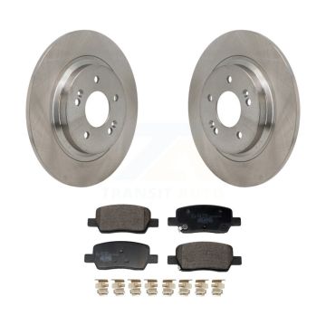 Rear Brake Rotors & Ceramic Pad Kit For 2021-2023 Hyundai Santa Fe Kia Sorento GAS engine K8T-104770