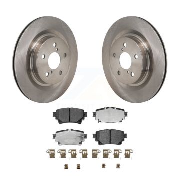 Rear Brake Rotor And Ceramic Pad Kit For Toyota Sienna Lexus RAV4 Prime NX350h bZ4X NX350 K8T-104778