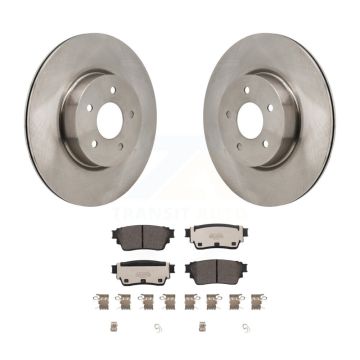Rear Brake Rotor Ceramic Pad Kit For Mitsubishi Outlander Nissan Pathfinder INFINITI QX60 K8T-104782