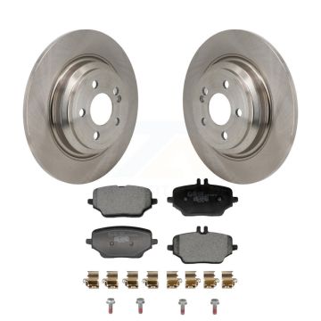 Rear Brake Rotors Ceramic Pad Kit For Mercedes-Benz GLE350 With 330mm Diameter Rotor K8T-104786