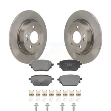 Rear Disc Brake Rotors Ceramic Pad Kit For Mercedes-Benz A220 CLA250 With Standard Brakes K8T-104787