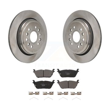 Rear Disc Brake Rotors And Ceramic Pads Kit For Ram 1500 Jeep Wagoneer Grand L K8T-104795