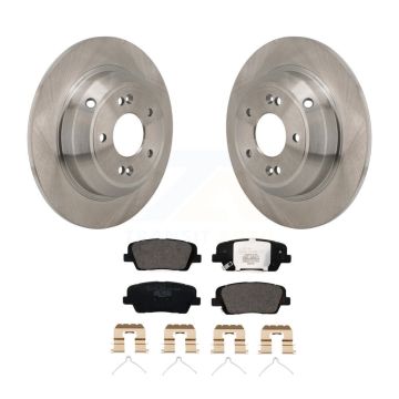 Rear Disc Brake Rotors And Ceramic Pads Kit For Genesis G70 Kia Stinger K8T-104802