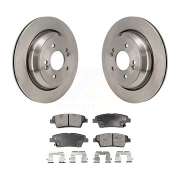 Rear Disc Brake Rotors And Ceramic Pads Kit For 2015 Kia K900 3.8L K8T-104806
