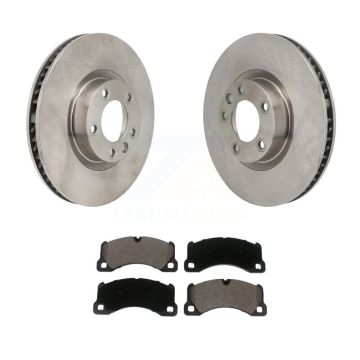 Front Disc Brake Rotors And Ceramic Pads Kit For Volkswagen Touareg Porsche Cayenne K8T-104854