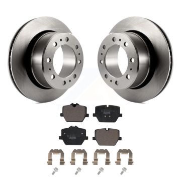 Rear Disc Brake Rotors And Ceramic Pad Kit For 2023-2024 Ram 3500 With Single Wheels K8T-105764