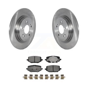 Rear Disc Brake Rotors And Ceramic Pads Kit For 2023-2024 Honda Pilot K8T-105771