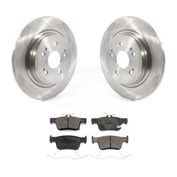 Rear Disc Brake Rotors And Ceramic Pads Kit For 2022-2024 Acura RDX K8T-105772