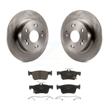 Rear Disc Brake Rotors And Ceramic Pads Kit For 2023-2024 Honda Accord K8T-105773