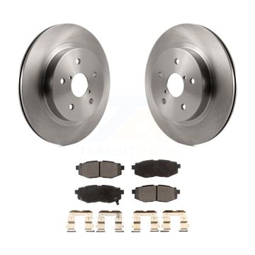 Rear Disc Brake Rotor And Ceramic Pad Kit For 2023 Subaru WRX With Electric Parking K8T-105774