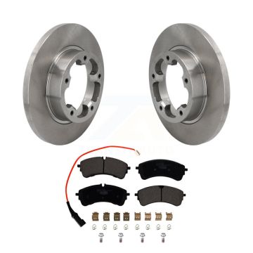Rear Brake Rotor & Ceramic Pad Kit For 2022-2023 Ford E-Transit Without Heavy Duty Brakes K8T-105776