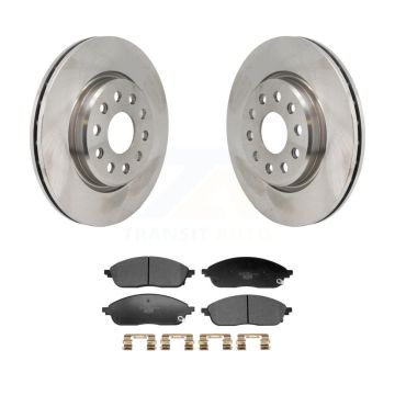 Front Disc Brake Rotors And Ceramic Pads Kit For Jeep Grand Cherokee L K8T-105786