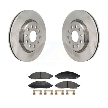 Front Disc Brake Rotors And Ceramic Pads Kit For Jeep Grand Cherokee K8T-105787