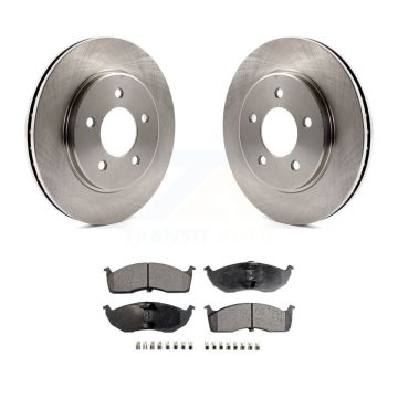 Front Brake Rotor Ceramic Pad Kit For Dodge Caravan Grand Plymouth Prowler Voyager Town & K8T-105799