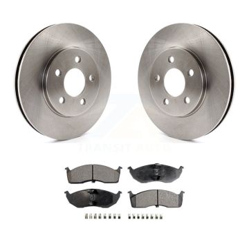 Front Brake Rotors Ceramic Pad Kit For Dodge Caravan Grand Plymouth Voyager Chrysler Town K8T-105800