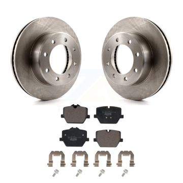 Front Disc Brake Rotor And Ceramic Pad Kit For 2023-2024 Ram 3500 With Single Rear Wheels K8T-105808