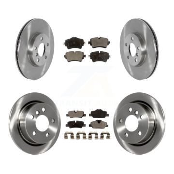 Front Rear Disc Brake Rotors And Ceramic Pads Kit For 2022 Mini Cooper S with GAS engine K8T-105826