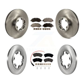 Front Rear Disc Brake Rotors And Ceramic Pads Kit For 2023 Ford Transit-350 HD RWD K8T-105827