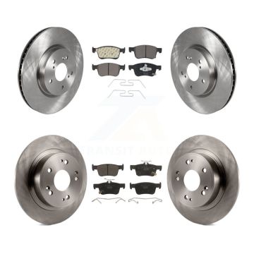 Front Rear Disc Brake Rotors And Ceramic Pads Kit For Honda Accord K8T-105830