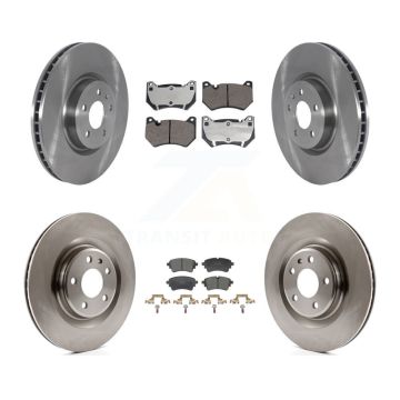 Front Rear Brake Rotor & Ceramic Pad Kit For 2021 Audi Q5 With 350mm Diameter K8T-105831