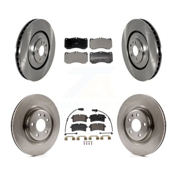 Front Rear Disc Brake Rotors And Ceramic Pads Kit For Audi A7 Quattro K8T-105832