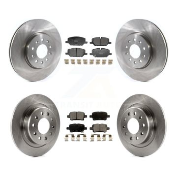 Front Rear Disc Brake Rotors And Ceramic Pads Kit For 2020 Chevrolet Equinox 2.0L K8T-105834
