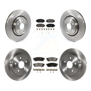 Front Rear Disc Brake Rotors & Ceramic Pad Kit For 2020 Toyota Camry XSE With TRD Package K8T-105837
