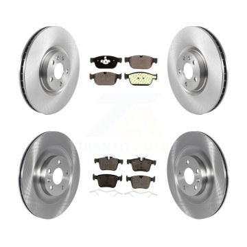 Front Rear Disc Brake Rotors And Ceramic Pads Kit For 2022-2024 Volvo C40 Recharge K8T-105838