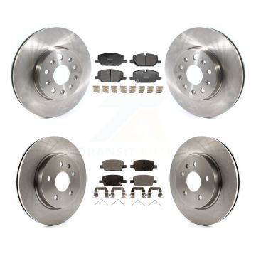 Front Rear Disc Brake Rotors And Ceramic Pads Kit For 2021 Chevrolet Camaro LT K8T-105846
