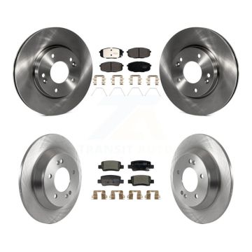 Front Rear Brake Rotor Ceramic Pad Kit For Kia Seltos FWD with Automatic CVT transmission K8T-105852