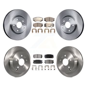 Front Rear Brake Rotor Ceramic Pad Kit For 17 GMC Terrain Vehicles Manufactured In Mexico K8T-105857