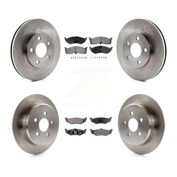 Front Rear Disc Brake Rotors And Ceramic Pads Kit For Neon Chrysler Dodge Plymouth K8T-105862