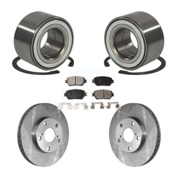 Front Wheel Bearing Brake Rotor Pads Kit For 02-03 Toyota Camry With 275mm Diameter KBB-100009