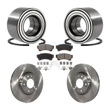 Front Wheel Bearing Brake Rotor Pads Kit For Ford Fusion Mazda 6 Lincoln MKZ Zephyr Milan KBB-100020