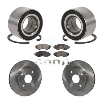 Front Wheel Bearing Disc Brake Rotor And Pads Kit For Chevrolet Optra Suzuki Forenza Reno KBB-100098