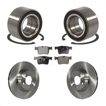 Front Wheel Bearing Disc Brake Rotors And Ceramic Pads Kit For 2011-2012 BMW X3 KBB-100193