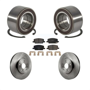 Front Wheel Bearing Disc Brake Rotor And Ceramic Pads Kit For Buick Encore Chevrolet Trax KBB-100333