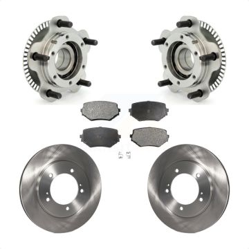 Front Hub Bearing Assembly Disc Brake Rotors And Pads Kit For Suzuki Grand Vitara XL-7 KBB-100479