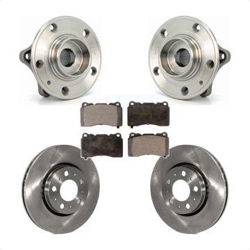 Front Hub Bearing Brake Rotor Pad Kit For 05-07 Volvo V70 With 286mm Diameter KBB-100480