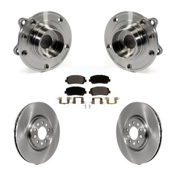 Front Hub Bearing Brake Rotor & Pads Kit For Chrysler 200 With 330mm Diameter KBB-100731
